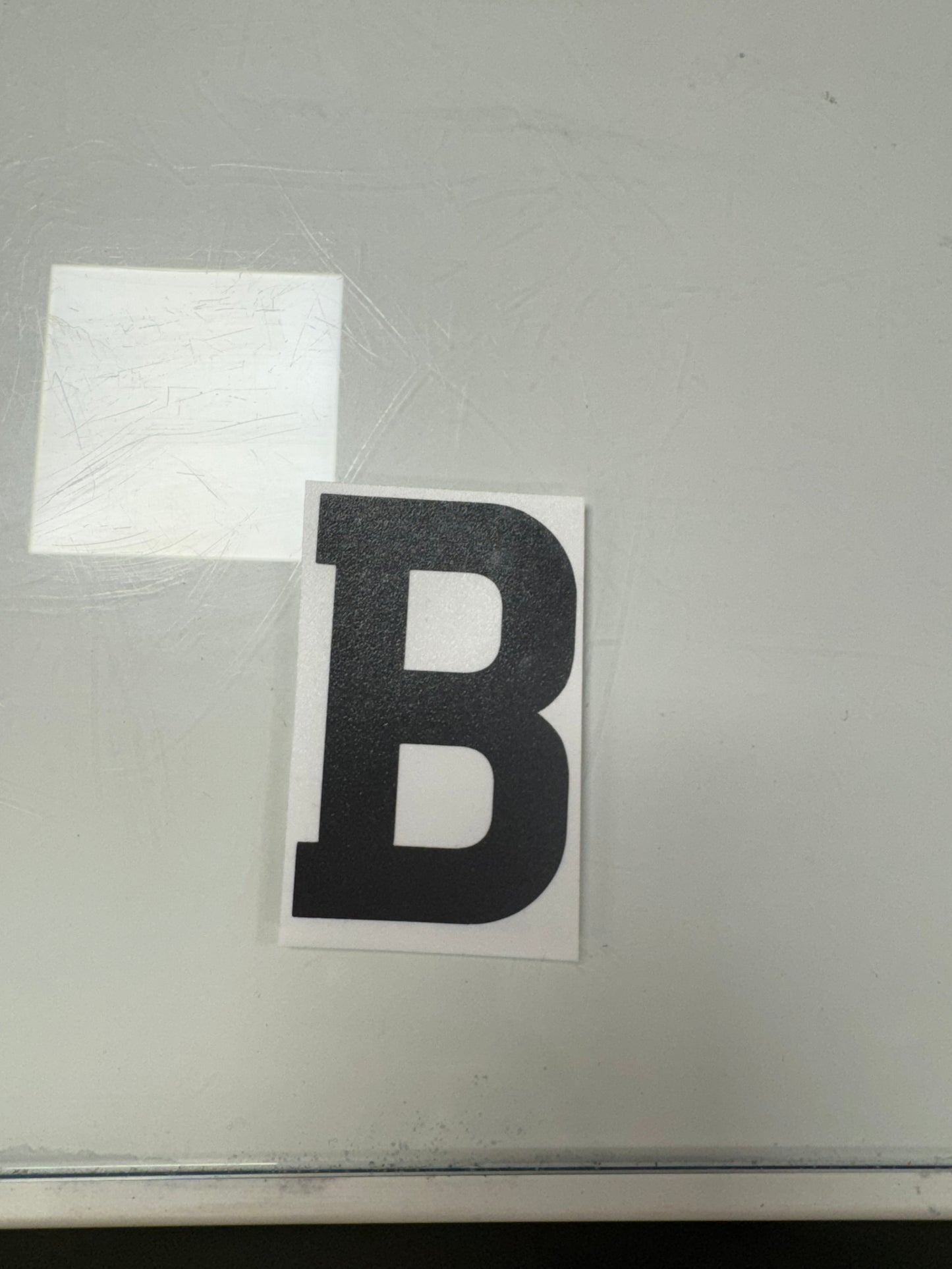 B Anti-flash letter