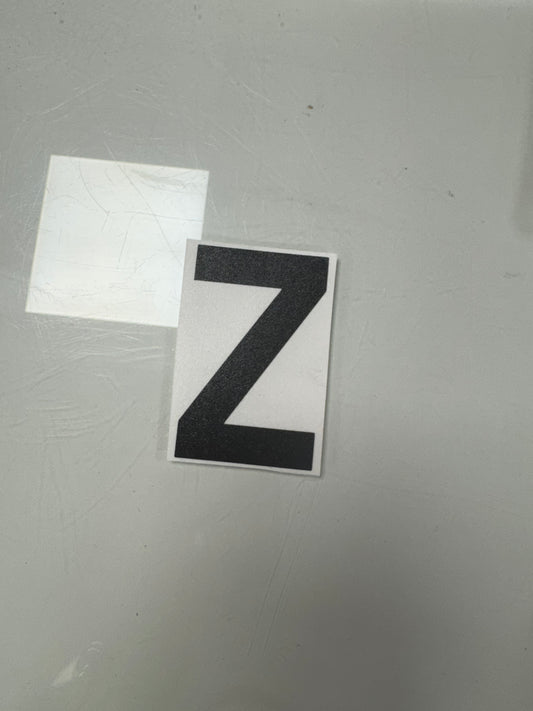 Z Anti-flash letter