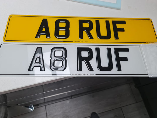 Car Plates-3D Gel