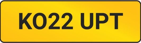 'Korrupt' Registration KO22 UPT